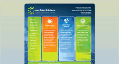 Desktop Screenshot of greensolarsolutions.com